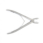 Щипцы-кусачки костные с круглыми губками изогнутые