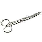 Ножницы тупоконечные, вертик. изогнут., 160 мм