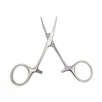 Зажим сосудистый изогнутый, 100 мм. Surgiwell