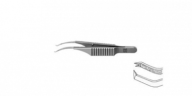 Микропинцет роговичный типа колибри F-1415