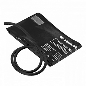 Манжета стандартная на липучке для обхвата руки 24х34 см, размер 54,5х14,5 см, двойной шланг, черная, Riester ((р.54,5х14,5), двойной шланг, черная)