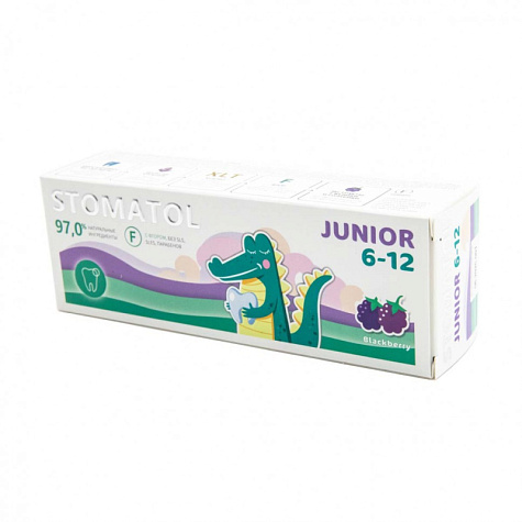 STOMATOL Зубная паста детская 6-12 лет Junior 75гр