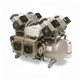 EKOM DK50 2X4VR/110S/M - безмасляный компрессор для централизованной компрессорной