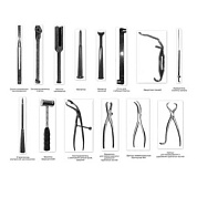 Набор имплантатов и инструментов для фиксации проксимального отдела бедренной кости у детей