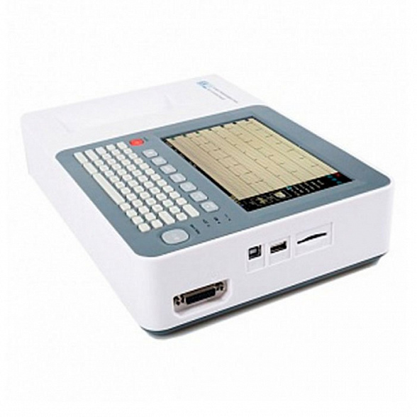 Трехканальный ветеринарный электрокардиограф ECG-i3, Zoomed