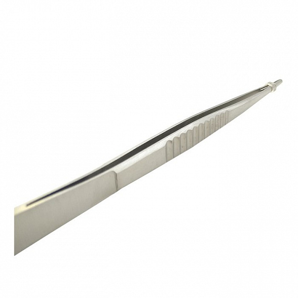 Пинцет анатомический с атравматической нарезкой 150х2,5 мм Surgicon