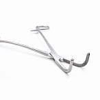 Зажим для желчного протока 1х2 зубчатый, по Грею