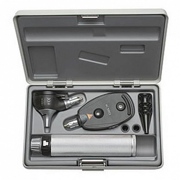 Отоскоп медицинский К 180 с рукояткой перезаряжаемой BETA 4 USB и Офтальмоскоп прямой медицинский К 180 с в наборе Heine