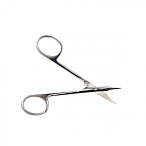 Ножницы роговичные тупоконечные, вертикально-изогнутые, 110 мм. Surgiwell