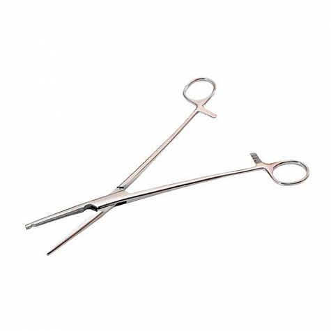 Зажим жесткий для влагалищных операций, прямой 220 мм Surgiwell