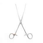 Зажим кишечный эластичный для взрослых, прямой, 240 мм. Surgiwell