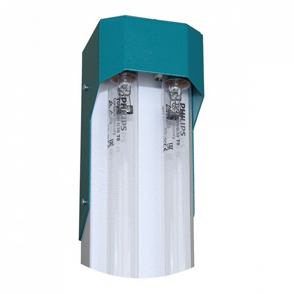 Ультрафиолетовый бактерицидный облучатель открытого типа ТАГЛЕР ОБН-150ТС (с таймером, 2x30 Вт)