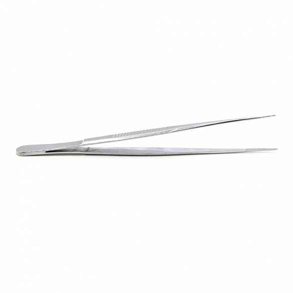 Пинцет анатомический глазной, прямой, 100 мм Surgiwell