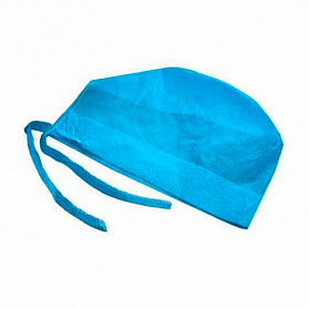 Шапочка-колпак размер 60-62 пл. 42 гр. 18 см. цвет голубой