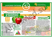 Здоровое питание плакат ламинированный А1/А2 (ламинированный	A2)