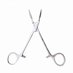 Зажим для удаления инородных тел  по Stieglitz изогнутый 135мм