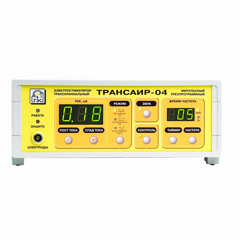 Электростимулятор транскраниальный импульсный трехпрограммный ТРАНСАИР-04