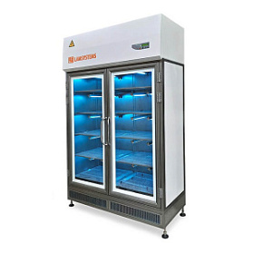 Шкаф стерильного хранения с распашными дверями и лампами УФО для фармацевтических производств (КД 442.120.30)