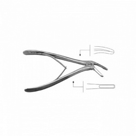 Кусачки костные для операций на позвоночнике с удлиненными ручками (по Янсену) Кусачки костные для операций на позвоночнике с удлиненными ручками (по Янсену)