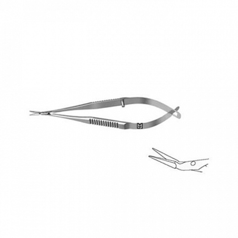 Ножницы для капсулотомии по Ваннасу S-5106