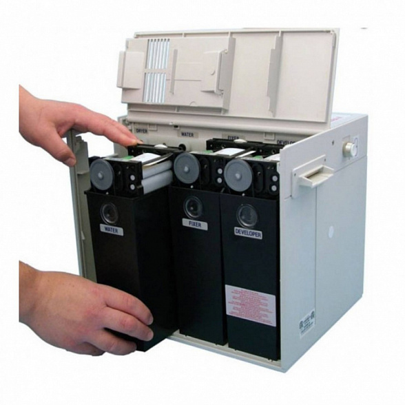 Velopex Intra-X - автоматическая проявочная машина для интраоральных пленок, с загрузчиком дневного света, сухой снимок