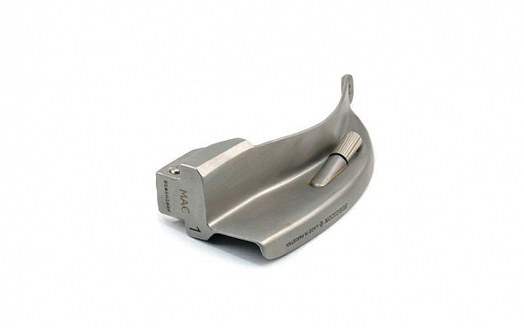 Клинок ларингоскопа Macintosh № 1 изогнутый лампочный J-13-032 Surgicon