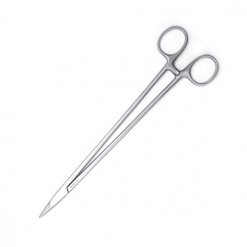 Иглодержатель MAYO-HEGAR, сосудистый, прямой, 250 мм (И-10-6р), МИЗТ