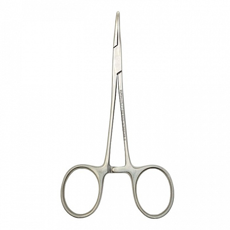 Зажим кровоостанавливающий Москит изогнутый для новорожденных 125 мм Surgicon