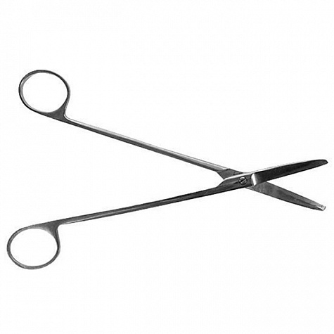 Ножницы для тонзилэктомии вкрт.изогнут. твердосплав. 180 мм