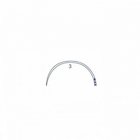 Игла хирургическая 3, серии PB-538 полукругая 1/2 окружности Medicor