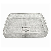 Лоток прямоугольный сетчатый с крышкой ЛМПрКС - "МЕДИКОН", 340х250х60