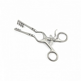 Ранорасширитель с кремальерой 3 х 4 о/к 140 мм шарнирный, остроконечный