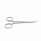 Зажим медицинский HALSTED-MOSQUITO, кровоостанавливающий, для новорожденных, изогнутый по плоскости, 125 мм (З-121р), МИЗТ