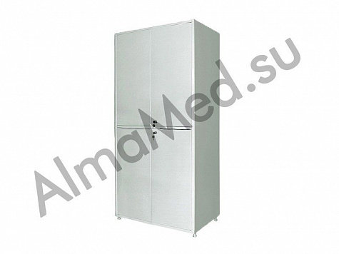 Шкаф металлический двухстворчатый МСК-648-01, Россия