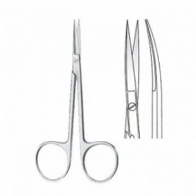 Ножницы глазные IRIS, прямые, остроконечные, 9 см KLS Martin Ножницы глазные IRIS, прямые, остроконечные, 9 см KLS Martin