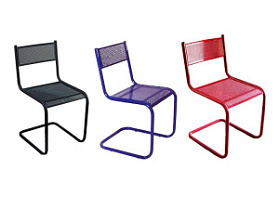 Стул металлический перфорированный