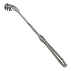 Крючок хирургический тупой четырехзубый N 3