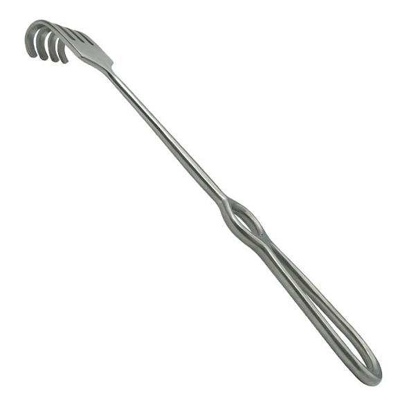 Крючок хирургический тупой четырехзубый N 3