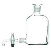 Склянка-аспиратор с краном и пр. пробкой 10000 мл (бутыль Вульфа)