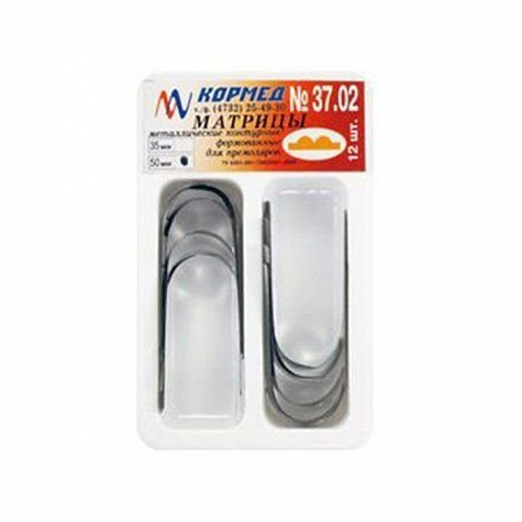 37.02 - Матрицы формованные для премоляров с двумя центральными выступами