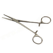 Зажим к/о, прямой, №1, 160 мм