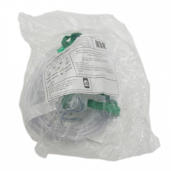 Маска для аэрозольной терапии для взрослых 130106 Inekta, 10 шт