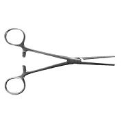 Зажим артериальный прямой Пеана, 166 мм (блестящие)