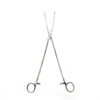 Зажим кровоостанавливающий, зубчатый, прямой, №3, 270 мм. Surgiwell