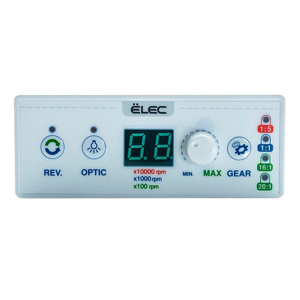 BL-1000 Встраиваемый бесщеточный микромотор BL-1000 с блоком (ELEC-LED) в комплекте с выносным пультом управления, Micro NX