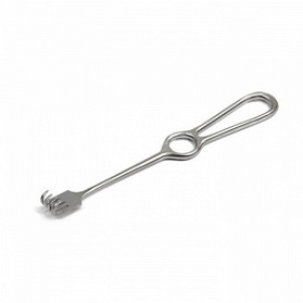 Крючок хирургический острый четырехзубый № 2