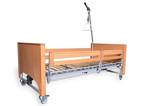 Функциональная электрическая кровать для лежачих больных Vermeiren LUNA с раздельными боковинами (в комплекте с матрасом) Vermeiren