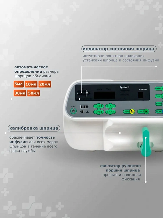 Насос инфузионный шприцевой SN-50C6, SinoMDT