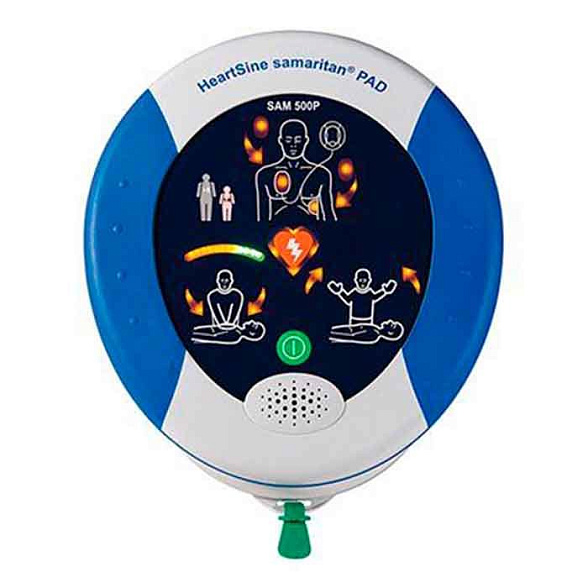 Автоматический внешний дефибриллятор PAD 500P Samaritan с принадлежностями HeartSine
