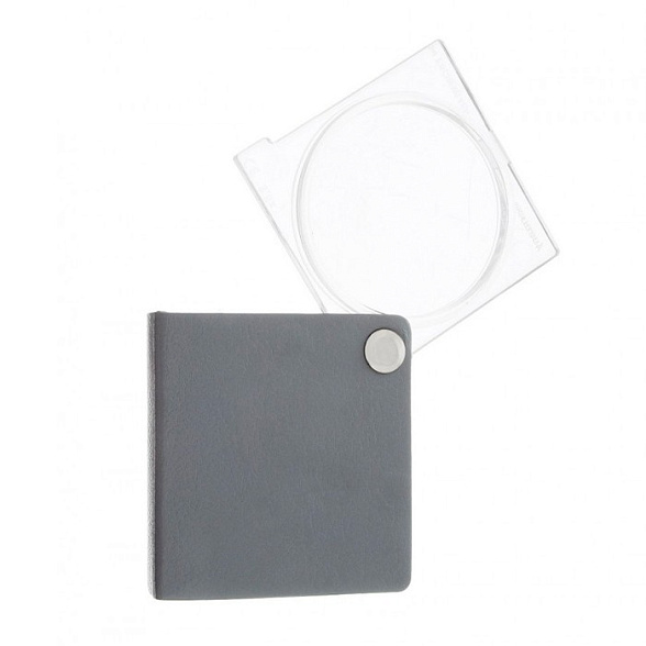 Складная лупа для чтения Economy, 45 мм, 3.5х, серая